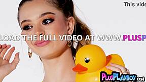 blonde teen molly little teases in lingerie
