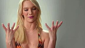 kenna james is interviewed about her masturbation habits before she give us a demonstration of how she pleases herself until she orgasms