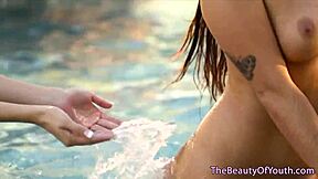 Gorgeous Petite Teen Orally Pleased By Gf