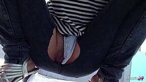 skinny japanese teen gives head
