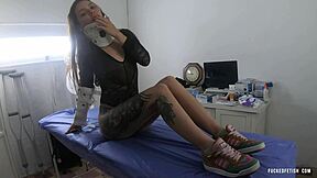 Yessica bunny appears in medical room release