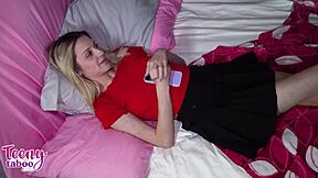 stepdaughter maria anjel takes stepdad cock deep