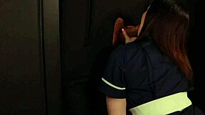 Nurse Craves Gloryhole Cock Post Shift