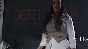 Teacher Makes Students Fuck For Her Amusement