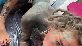 reverse cowgirl dildo anal in shop