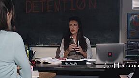 Teacher Makes Students Fuck For Her Amusement
