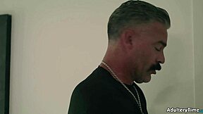 cute teen finds stepdaddy with toy