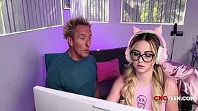 teen freezes for step uncle freeuse