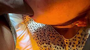 wife lets endowed stud rip her pantyhose while at work