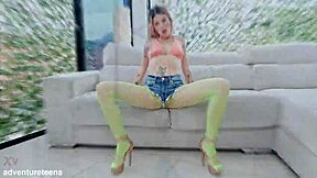 ASHLEY ROSE gets fucked hard by four huge black cocks with anal dap