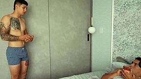 Esta hijastra culona a la que le gusta compartir la cama