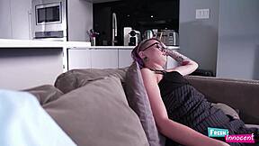 Fresh & innocent - a petite 18+ teen 18+ is fucked hard by a lucky dude.