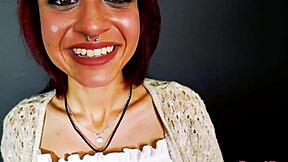 tattooed petite brunette coeds keyton nica hot play
