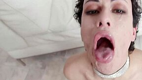 my first anal with dp gapes cum in mouth and swallow