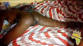 Skinny african teen 18+ slut riding my long dick.