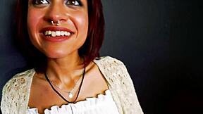 tattooed petite brunette coeds keyton nica hot play