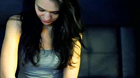 Tattooed petite 18+ brunette sabrina passionate blowjob