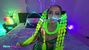 Petite Latina Lily Jordan Turns A Party Into Total Bedroom Mayhem