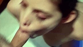 vecina infiel loves sucking cock when taken out to eat