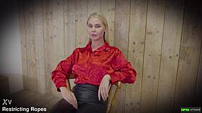 darina blonde russian girl next door secretary tied bound and gagged in bondage ep