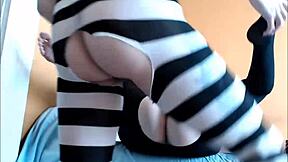 inked tranny fucking her gfs pussy