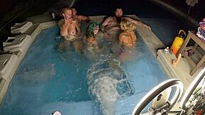 hottub orgy with lola maverick deliah grace