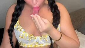 horny british girl solo toy play