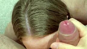 Suck stepson huge cock lick his balls jumping on his dick