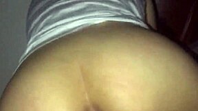 wife moves her ass during rough night sex