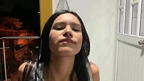 Outdoor Anal Sex On The Balcony A Passerby Catches Us