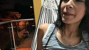 Outdoor Anal Sex On The Balcony A Passerby Catches Us