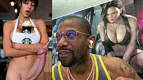 the most gorgeous starfucks transgender cumming hard
