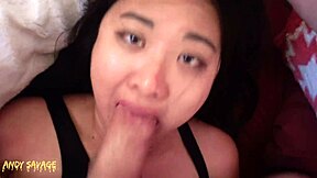 19 year old chinese pov face fucking facial