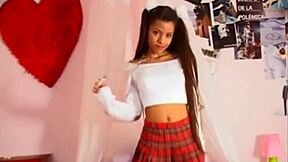 little lupe tight pussy solo fingering