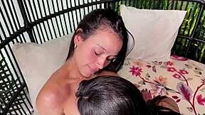 stepmom shares close time with stepdaughter at home