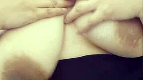 solo asian babe with big tits playing herself