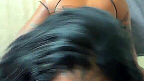 flashing tits and big ass on vacation sexy brunette latina gets wild in rough sex in doggy style and cowgirl ride in pov