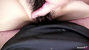 tiny japanese virgin teen talks to first creampie fuck