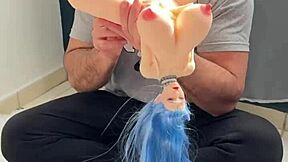 she used sex doll while on period