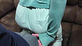 babe in ski pants ass worship grinding