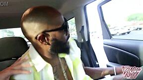 Shaundam pounds nina kayy on black leather