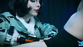 Jane doe makes stupid seth cum hard in cosplay costumes