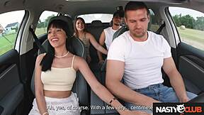 nasty club crazy foursome sex orgy