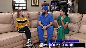 Dr tampa gives ditria rose her university entrance physical