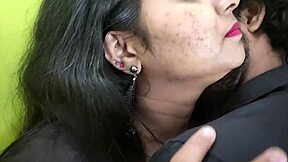romantic chocolate lick foreplay on face