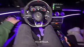 fucked outside on his mercedes - luna doll