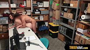 shoplifter teen caught on cctv in store incident