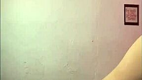 i touch my big tits and ass with a vibrator at home. feeling the homemade pleasure with my tattooed body.