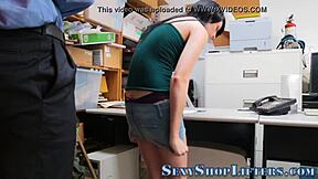 Amateur Teen With Big Tits Gets Hardcore Cumshot While Caught