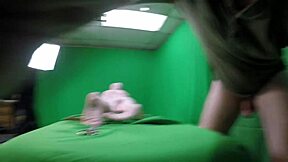 Scarlett Johnson shows off pink pussy in raw teen action.